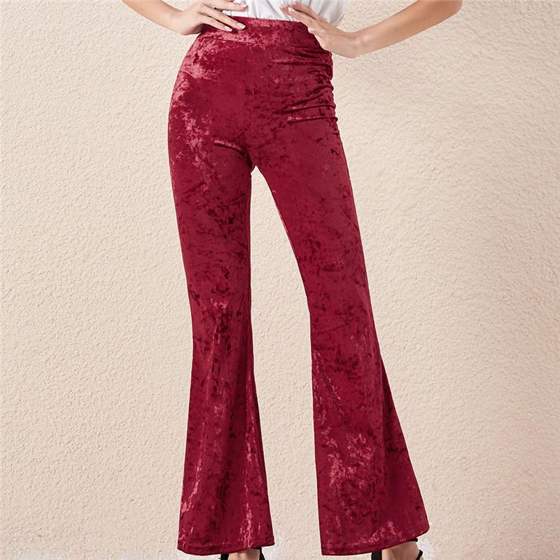 Buy Women Long Pants Casual High Waist 
