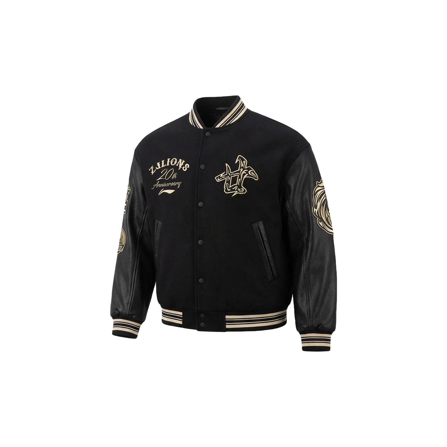 Li Ning Baseball Jacket Unisex Black AJMV457-1 L