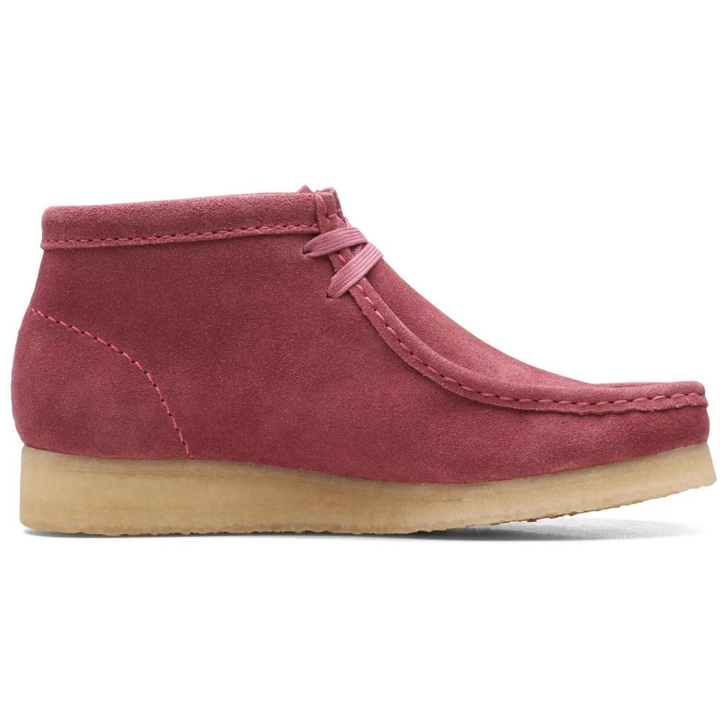 Clarks Wallabee Comfortable Round Toe Short Boots Women Boots Pink 26168667