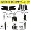For Mercedes R Class W251 2006-2017 Car-Styling  Carbon Fiber Car Interior Center Console Color Change Molding Sticker Decals