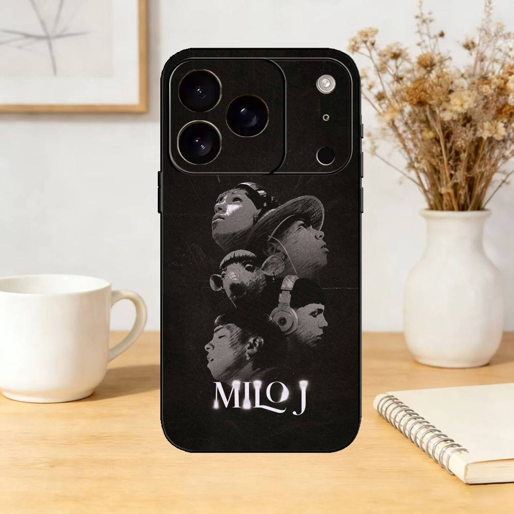 

Singer M-Milo J Phone Case For iPhone 17,16,15,14,13,12,11 Plus,Pro,Max,Mini Silicone black Soft Cover iPhone17promax