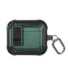 Luxury Carbon Fiber Texture TPU+PC Switch Earphone Case For Airpods 4 Shockproof Cover Airpods Pro 2 3 2 1 Accessories