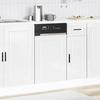 VidaXL Dishwasher Panel Porto Glossy White 45x1.5x67 Cm 854129