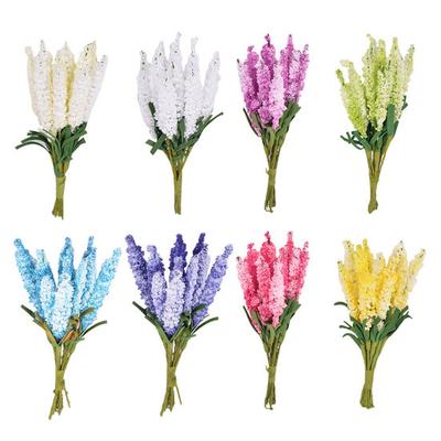 10Pcs/Bouquet Artificial Hyacinth Flower DIY Crafts Wedding Home Floral Decor