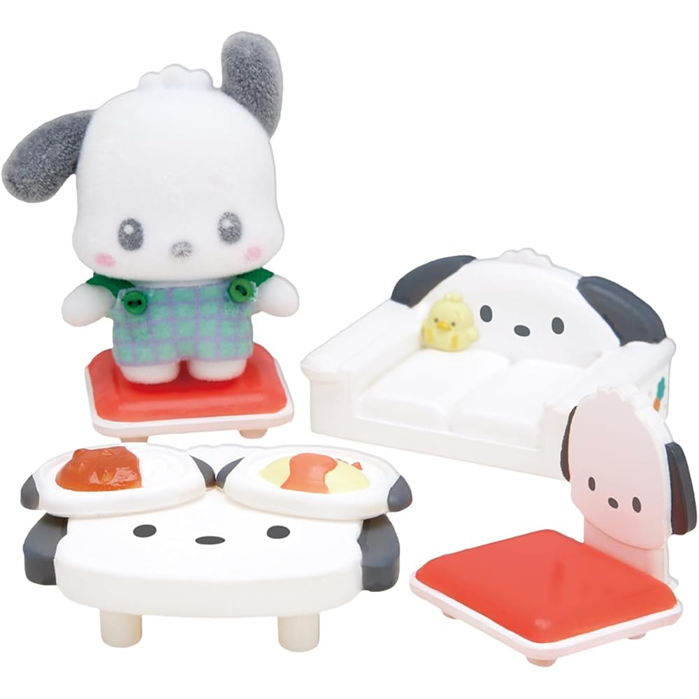 Bandai Puchitomo Sanrio Characters Pochacco Living Room Set Toy