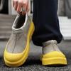 Platform Sneakers for Women - Leather Chunky Sole Shoes, Spring Casual Fashion Sneakers, Comfortable Daily