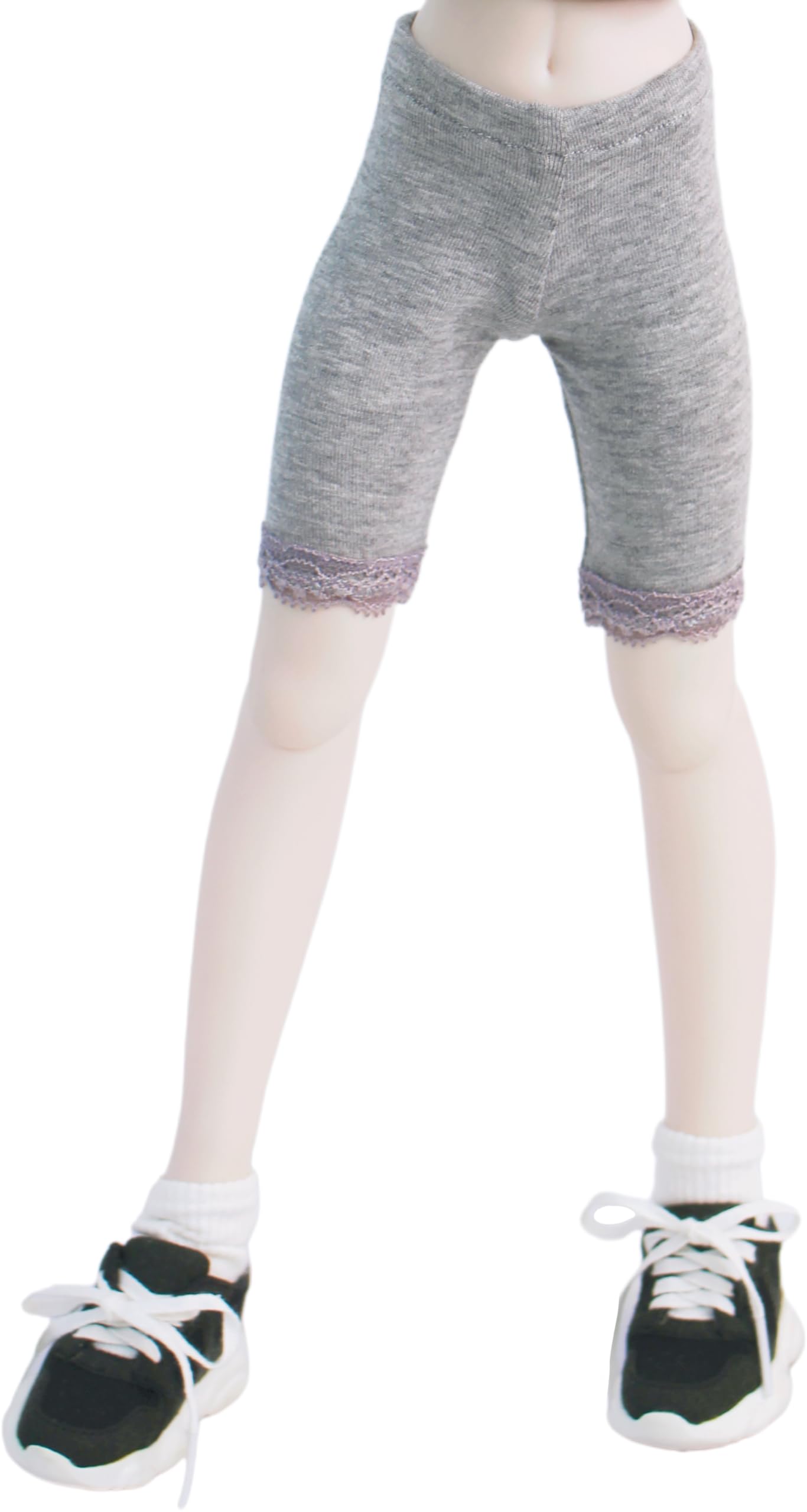 

Petite Marie Scale BJD Leggings with Light Fits 40cm Fits Fitness Casual Petite Marie 1/3 Lace, Gray, Dolls, 3/4 Length, Pants, Pants, [No.0172]