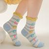 5 Paare/Set Kinder Netzsocken für Kind Baumwolle Dünn Atmungsaktiv Baby Mädchen Socken Kleinkind Cartoon Sommer Druck Socke