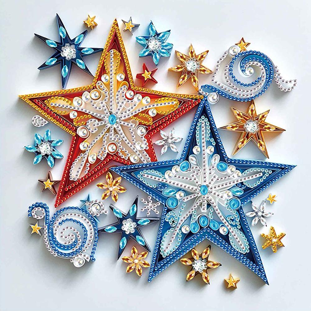 5D DIY Partial Special Shaped Drill Diamond Painting Kit Plant Decor30x30cm