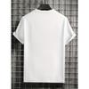 Men's Fashionable Creative Design Airplane Print Short-Sleeve T-Shirt for Sports, Leisure, and Daily Versatile Wear In Summer