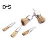 Wire Wheel Brush Rotary Tool Rustproof Corrosion Resistant Wide Application Reusable Easy To Install Coated Crimped Wire Brush