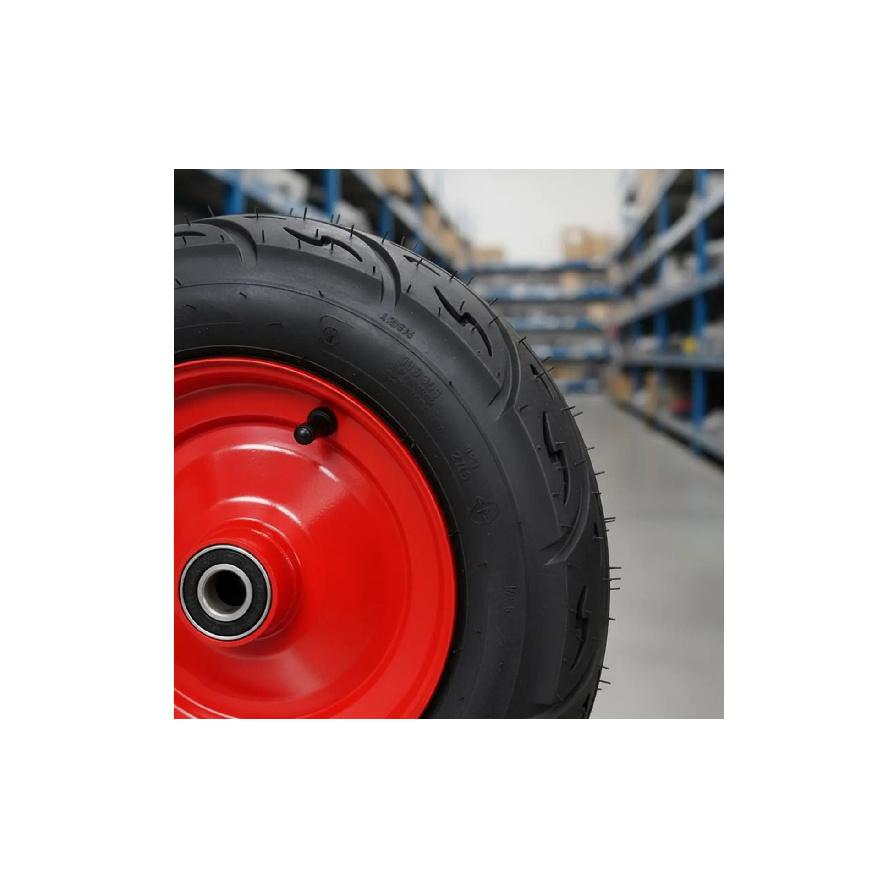 Utility Cart Replacement Wheel Wear Resistant Air-Filled Tire Hardware Accessory Shock Absorbing