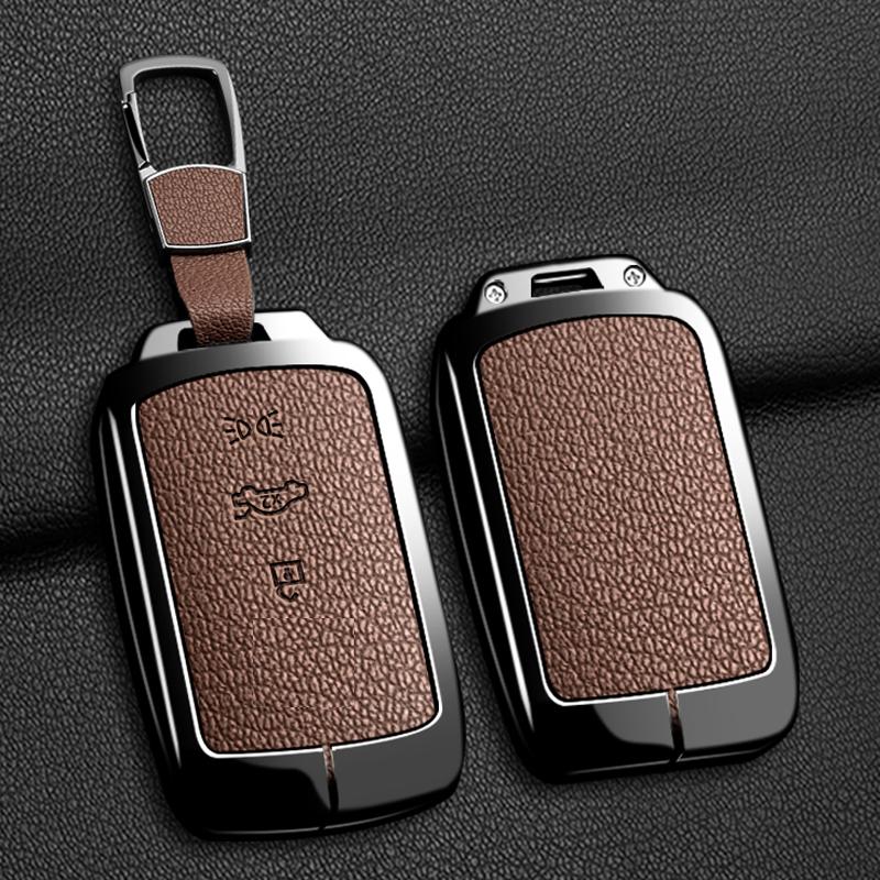 Suitable for Maserati Grecale GranTurismo MC20 2024 Zinc Alloy Car Key Case Leather Remote Control Protective Case