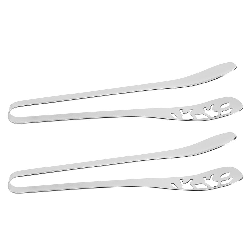 2Pcs Food Tongs Thickened Anti Scalding 304 Stainless Steel Steak BBQ Baking Clip