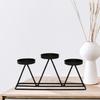 Candlesticks Candle Holder Christmas Date Candle Geometric High Quality.for Dinner Holder Party Table Triangle