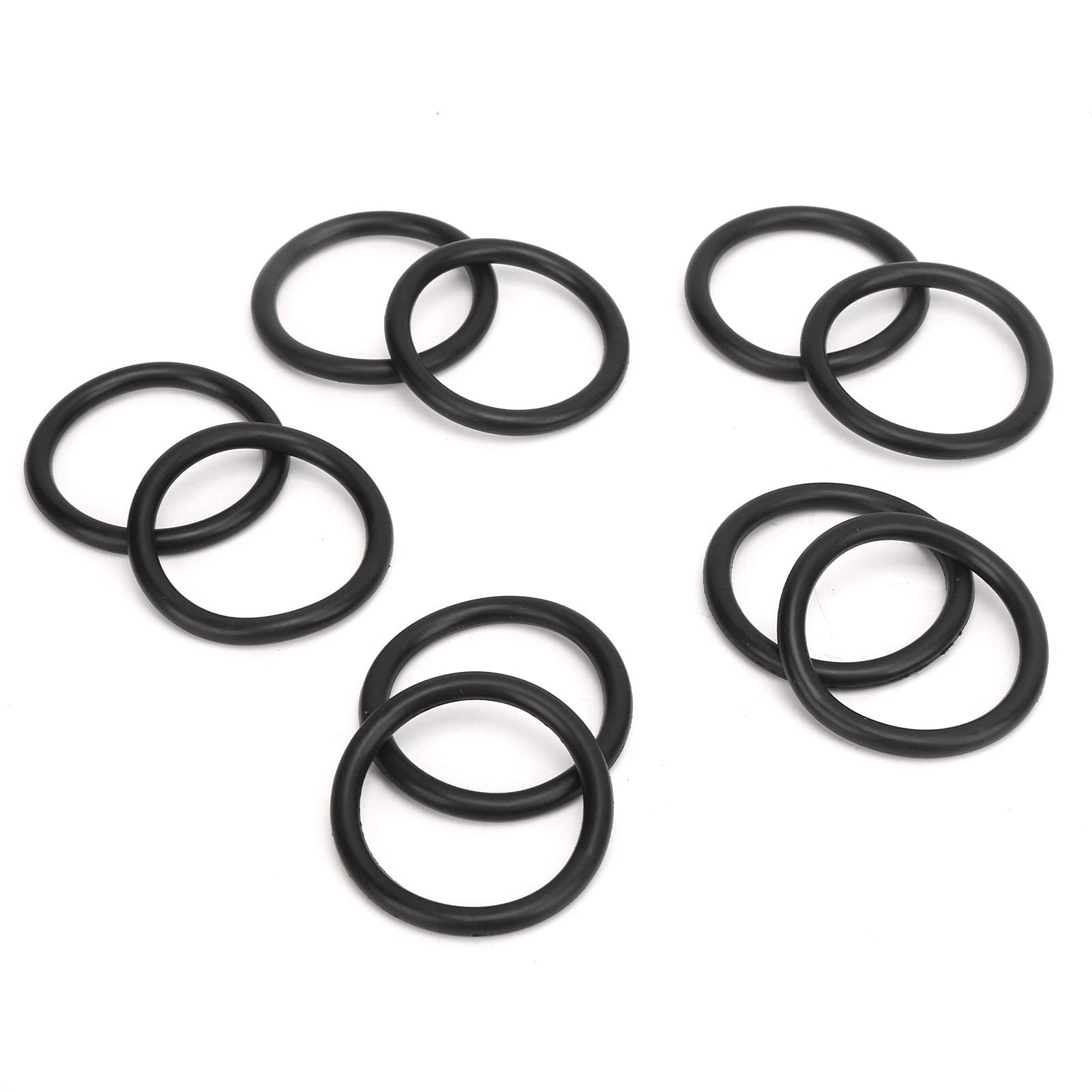 

10 Pcs Car Bumper Fender Quick Release Fastener Rubber O-Ring Gasket