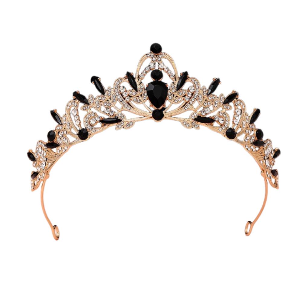 Crystal Queen Princess Crown Baroque Diadem Headwear Headband Bride Tiaras  Wedding Party
