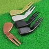 Golfs Balls Retriever Metal Materials Quality Golf Fork Golfs Green Accessory for Men Women Golfs Pitch Mark Repair Tool
