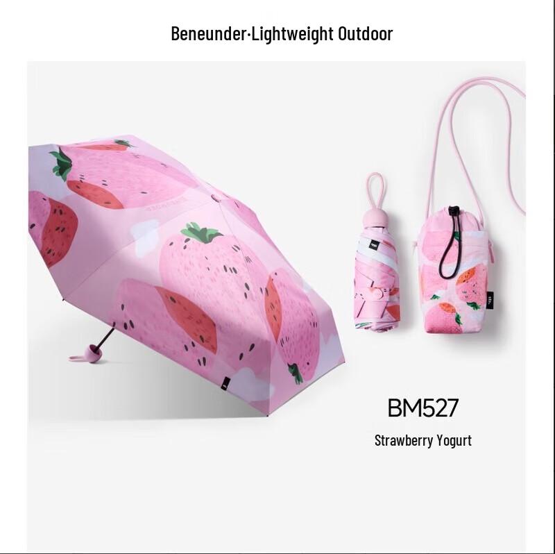 Beneunder UV Protection Five-Fold Portable Umbrella