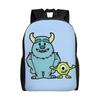 Zaino Mike Wazowski Uomo Donna Casual Borsa per Libri per College Scuola Borse Mostro Carine