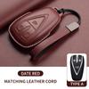 3/4/5 Buttons Genuine Leather Auto Smart Key Fob Cover Case Fit For Changan Unit Unik Cs35Plus Cs55 Plus Cs75 Plus Oshan X7 X5 Protector Bag