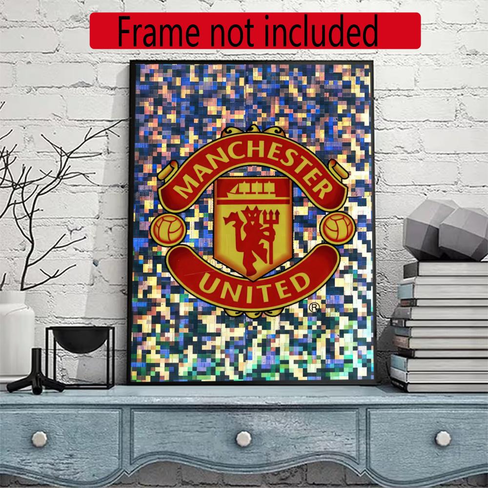Manchester 5D Round Diamond Painting Kit Diamond Embroidery Painting Rhinestones Mosaic Frameless Handwork Decoration Arts