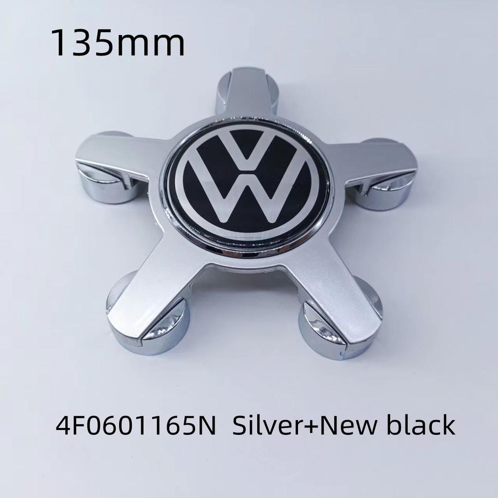 For VOLKSWAGEN VW 4pcs For Volkswagen Golf Polo 135mm 4F0601165N 5Pins Car Wheel Center Caps Rim Hub Cover Hubcap Logo Badge Emb