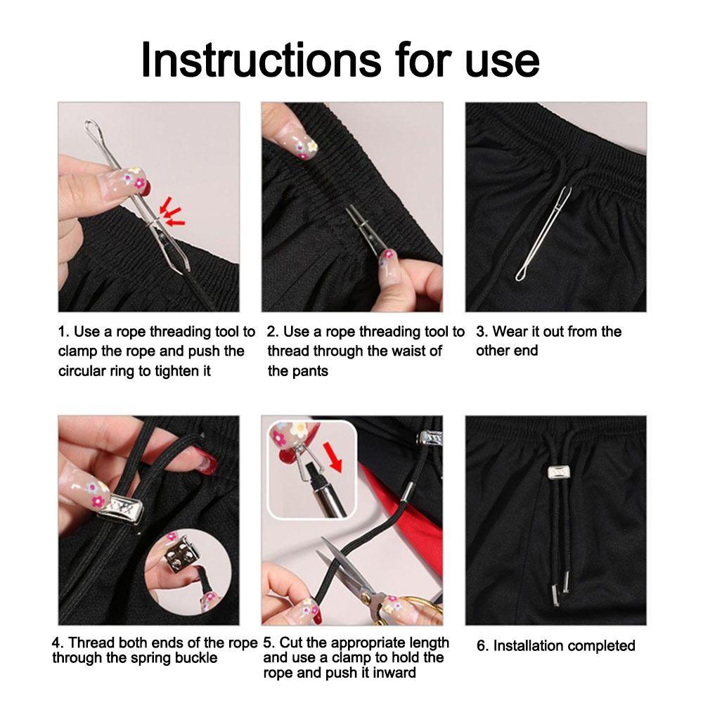 Elastic Waistband Drawstring Sweatpants Waist Drawstring Strap  Pants Fastening Accessories