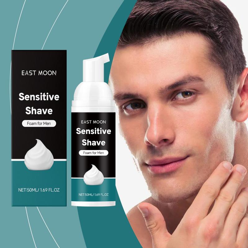 Men's Shaving Mousse: Gentle Cleansing and Care for the Face, Fine Foam for Shaving and Skin Care