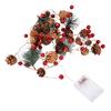 6.5ft Christmas String Lights Decoration Pinecone Berries Fairy LED Lights for Indoor and Outdoor