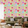 Wallpaper Cheerful kittens and hearts for the living room and bedroom 50x1000