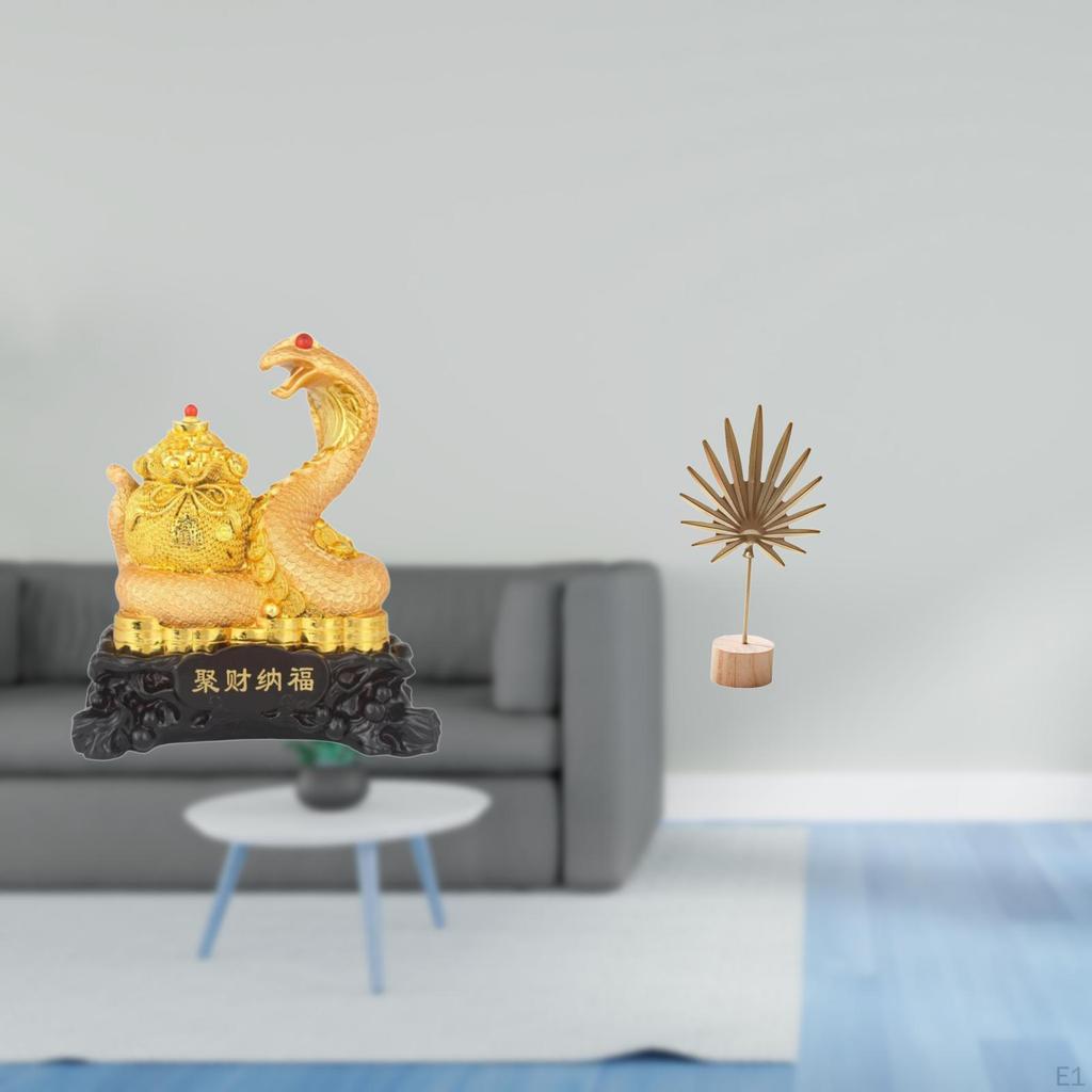 Metal Animal Statue Cornucopia Collectible Art Crafts Chinese Year Decor Abstract Sculpture