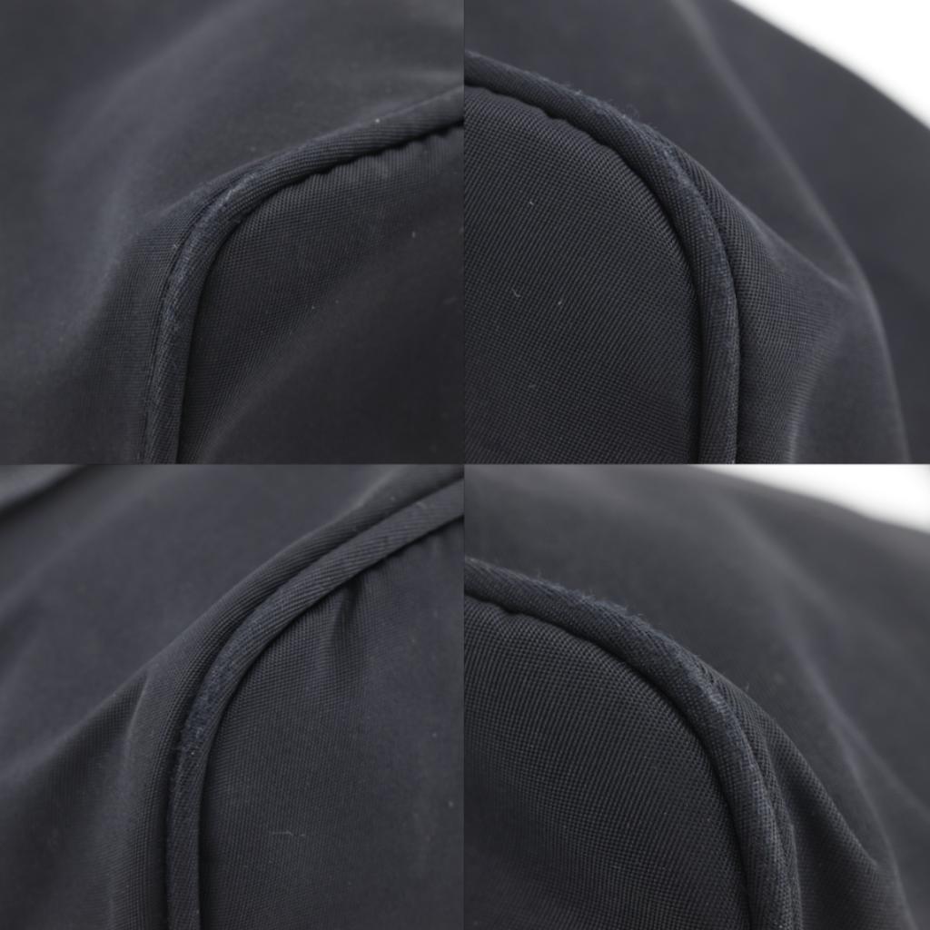 PRADA Handbag black Nylon Women Used