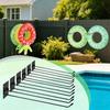 3 Pieces Strong Iron Floating Storage Rack For Swimming Pool Accessories And Outdoor Gears Organization