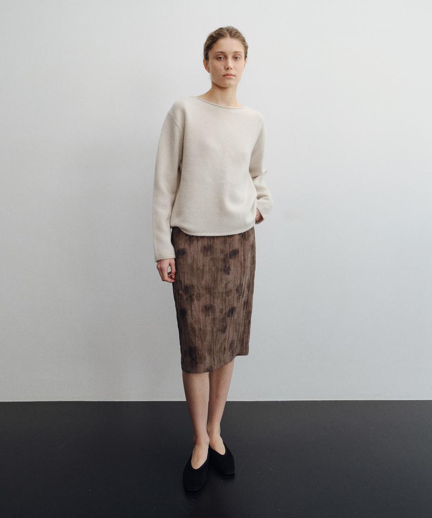 LOTE Baby Alpaca Boatneck Knit_2 Color