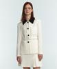 Line Studio One Color Block Belted Tweed Jacket Jwjknc4100