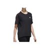 Adidas Logo Print Sports Running Training Fitness Breathable Comfortable Casual Fashion Pullover Crew Neck Short Sleeve T-Shirt Women T-Shirt FJ6887