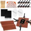 166pcs Precision Support Card Cleaning Kit Clear Acrylic Rounds Card Care Tool  TCG Collectors