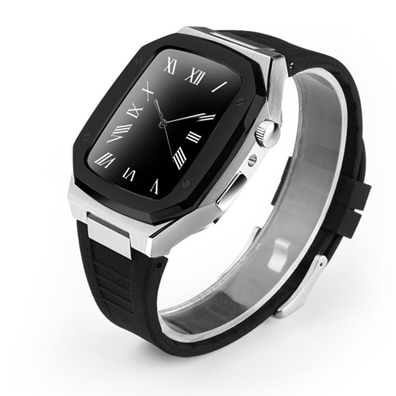 

Luxury Metal Modification Kit For Apple Watch Series 11 10 46mm 45mm Stainless Steel Case For iWatch DIY Mod Kit Bezel Band S9 S8 45mm