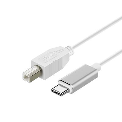 USB C To USB B MIDI OTG Printer Cable Audio Connector For MIDI/Piano Keyboard 1M