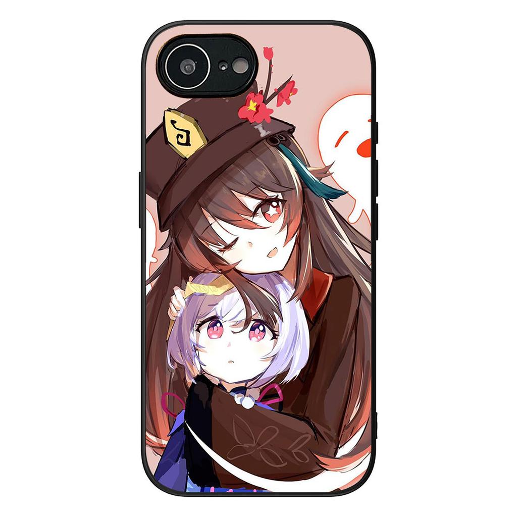 Zhong Li Genshins HuTao Xiao Impact Protective Cover for Apple iPhone 16 17 Air 14 15 Pro Max Plus 16+ 16E 14+ ProMax Phone Case