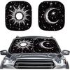 Mushroom Car Windshield Sunshade Daisy Flower Dragonfly Butterfly Mushroom Auto Front Sun Shades Foldable Sunlight Protection Visor Universal Vehicle