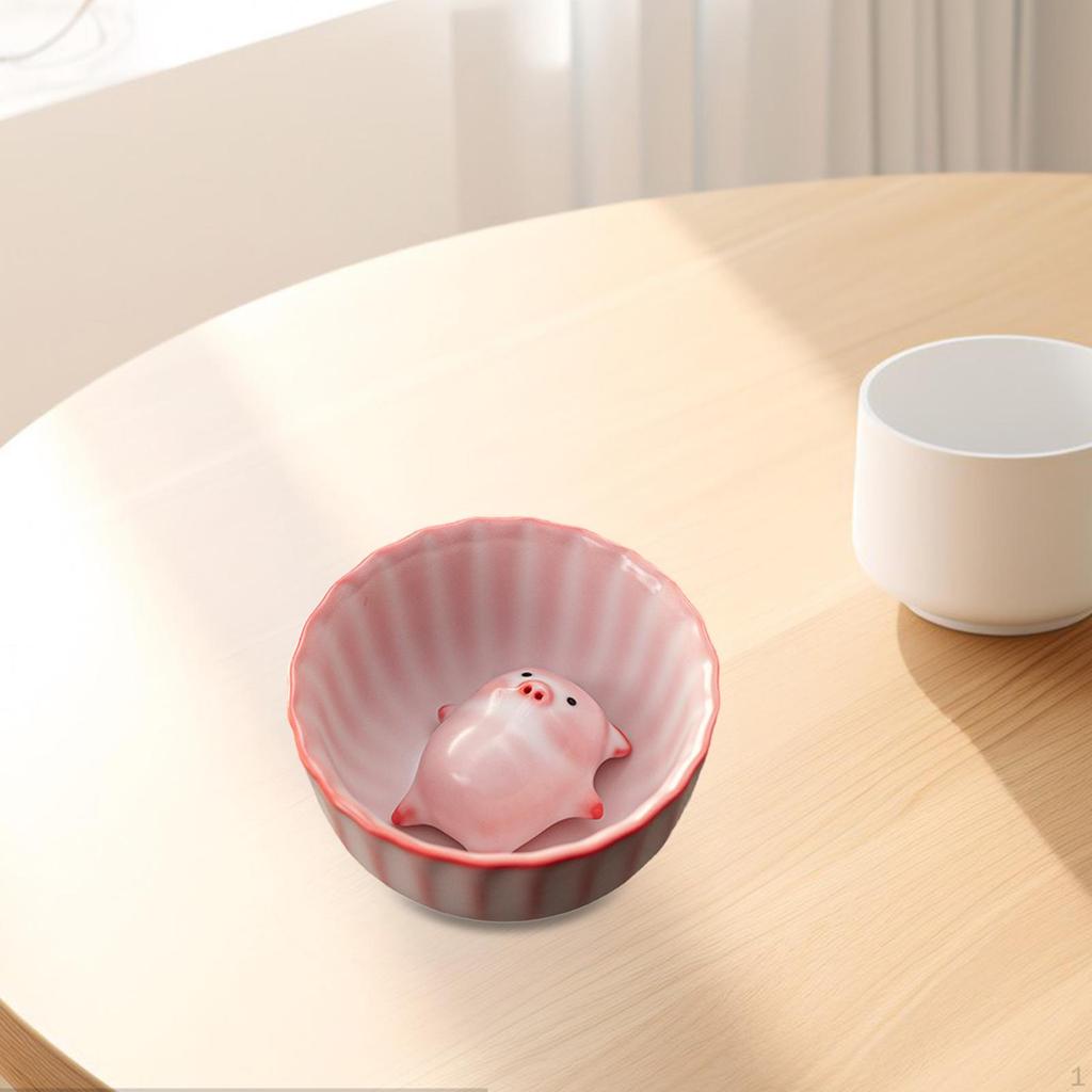 Ceramic Tea Cup Featuring Pet Figurine for Restaurant And Office Use