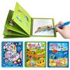 135Pcs Cartoon Magic Water Book With Pen Drawing Coloring Books Kids Baby Montessori Toys Children Learning Education Toy Tmz