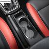 Gearbox Water Cup Holder Window Lift Button AC Vent Outlet Cover Trim Carbon Fiber Accessories For Kia Rio 4 X-line 2017 -