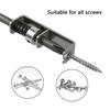 Spring Loaded Alignment Screwdriver For Plastic Woodworking Metalworking With Ergonomic Grip Aluminum Alloy Construction