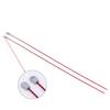 2 Pcs Aluminum Single Point Knitting Needles Pins Straight DIY Weaving Tool