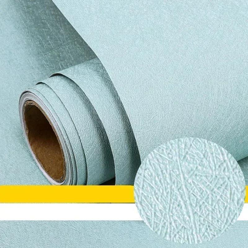 Solid Color Self-Adhesive Macaron Wallpapers Furnitures Cabinet Renovation Sticker Bedroom Vinyl Film DIY Living Room Home Decor