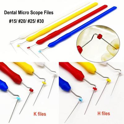 1 Piece Dental Micro Scope File For Root Canal H File K Files  Cleaning Probe Dental Endodontic Measurement  Taper 0.02