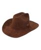 UNIVERSAL CHEMISTRY Draht Cowboy Wildleder Braun Lang Fedora Fedora